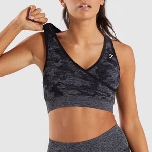 GYMSHARK ADAPT CAMO SEAMLESS SPORTS BRA